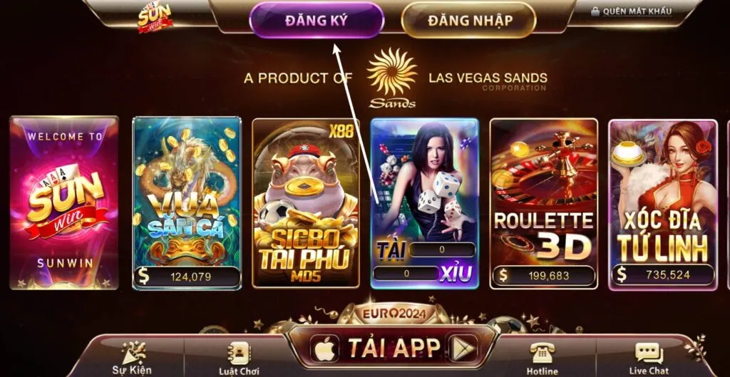 Sun Win là một cổng game bài đổi thưởng trực tuyến, cung cấp nhiều trò chơi hấp dẫn